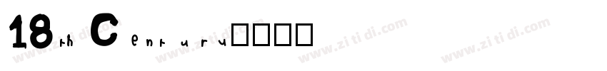 18th Century字体转换